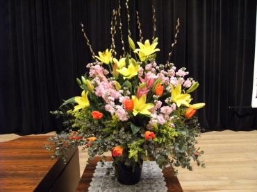 犬山市民文化会館へお届けのお花♪｜「花の香花園」　（愛知県犬山市の花キューピット加盟店 花屋）のブログ