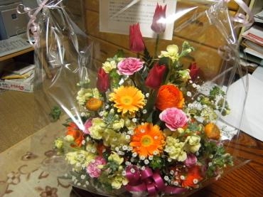 退職お祝いの贈り物のお花♪｜「花の香花園」　（愛知県犬山市の花キューピット加盟店 花屋）のブログ