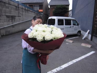 白寿のお祝いの花束♪｜「花の香花園」　（愛知県犬山市の花キューピット加盟店 花屋）のブログ