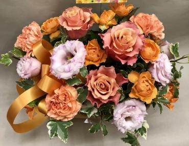 御祝　アレンジメントです(≧∇≦)｜「花の香花園」　（愛知県犬山市の花キューピット加盟店 花屋）のブログ