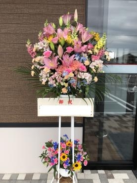 開店 御祝 スタンド花です。｜「花の香花園」　（愛知県犬山市の花キューピット加盟店 花屋）のブログ