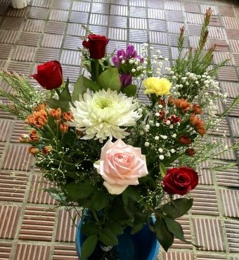 日本っぽい花束のご依頼がありました。｜「花の香花園」　（愛知県犬山市の花キューピット加盟店 花屋）のブログ
