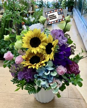 移転リニュアルオープンのお花です。｜「花の香花園」　（愛知県犬山市の花キューピット加盟店 花屋）のブログ