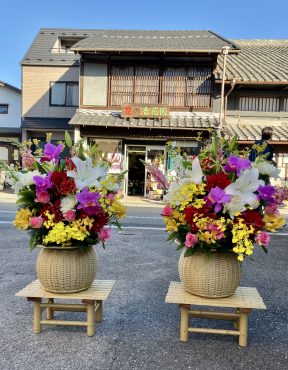 仏前 結婚式のお花を飾りました。｜「花の香花園」　（愛知県犬山市の花キューピット加盟店 花屋）のブログ