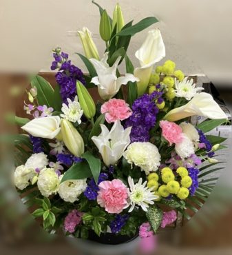 御供アレンジメントです。｜「花の香花園」　（愛知県犬山市の花キューピット加盟店 花屋）のブログ